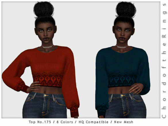 The Sims 4 Top No.175 by ChordoftheRings