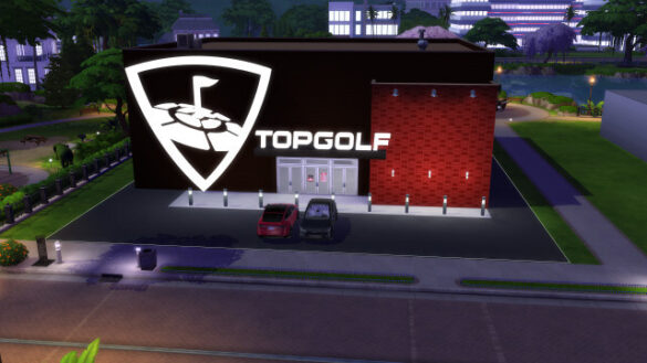 The Sims 4 topgolf stuff
