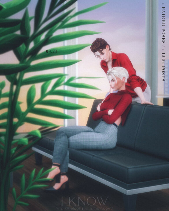 The Sims 4 ts4 paired poses – pose pack download