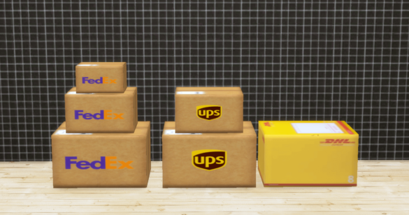 The Sims 4 ts4 shipping boxes 3 items