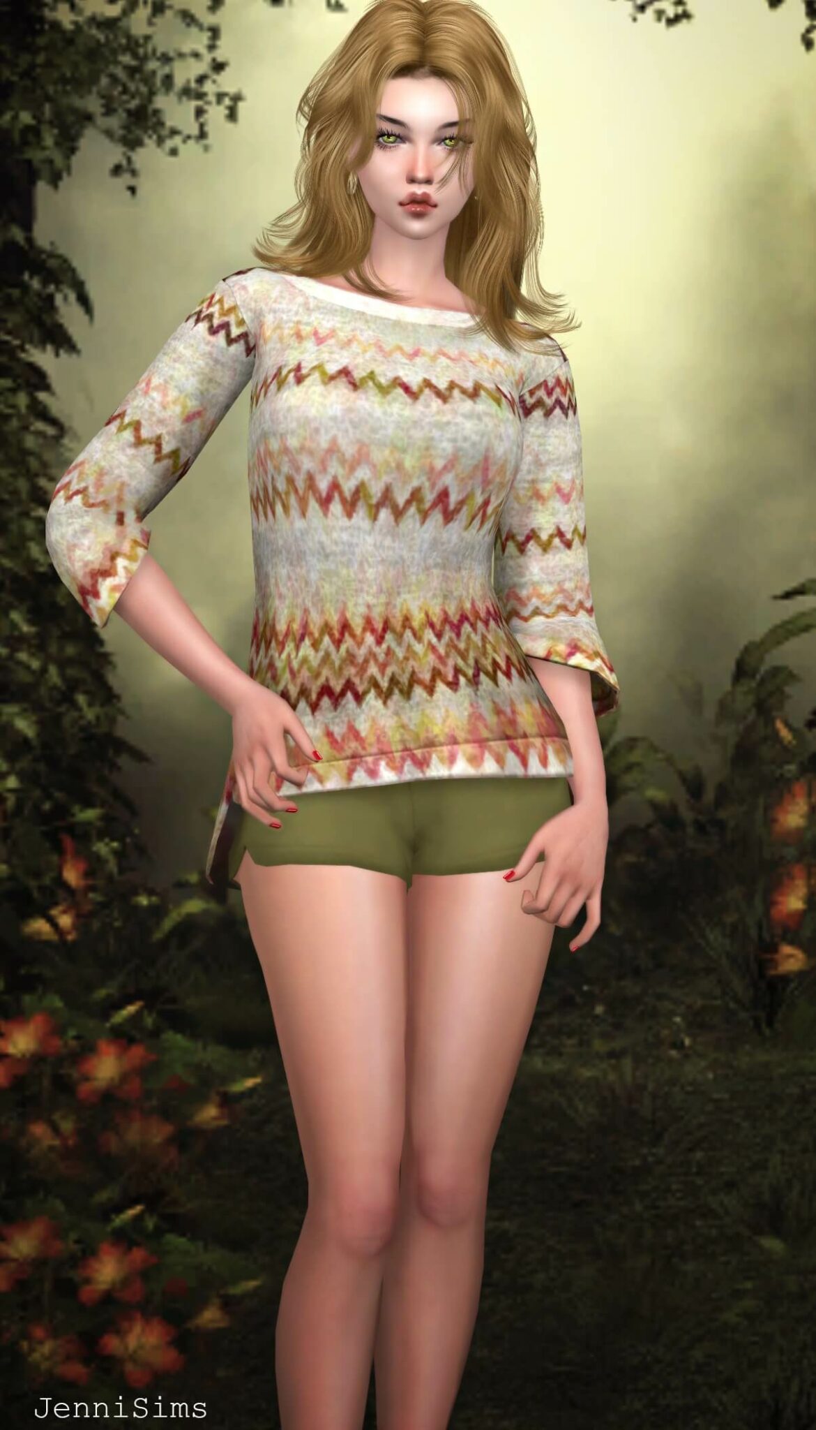 The Sims 4 Tunic at Jenni Sims