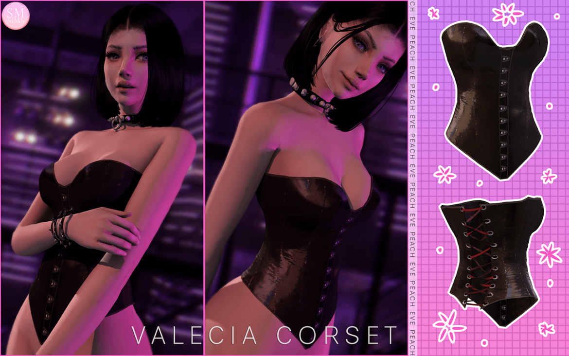 The Sims 4 valencia corset