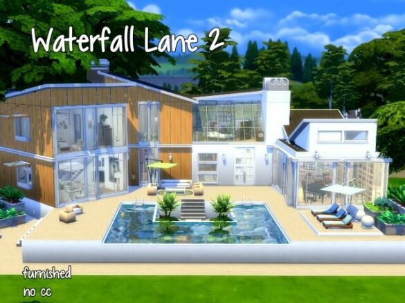 The Sims 4 Waterfall Lane 2 at All 4 Sims