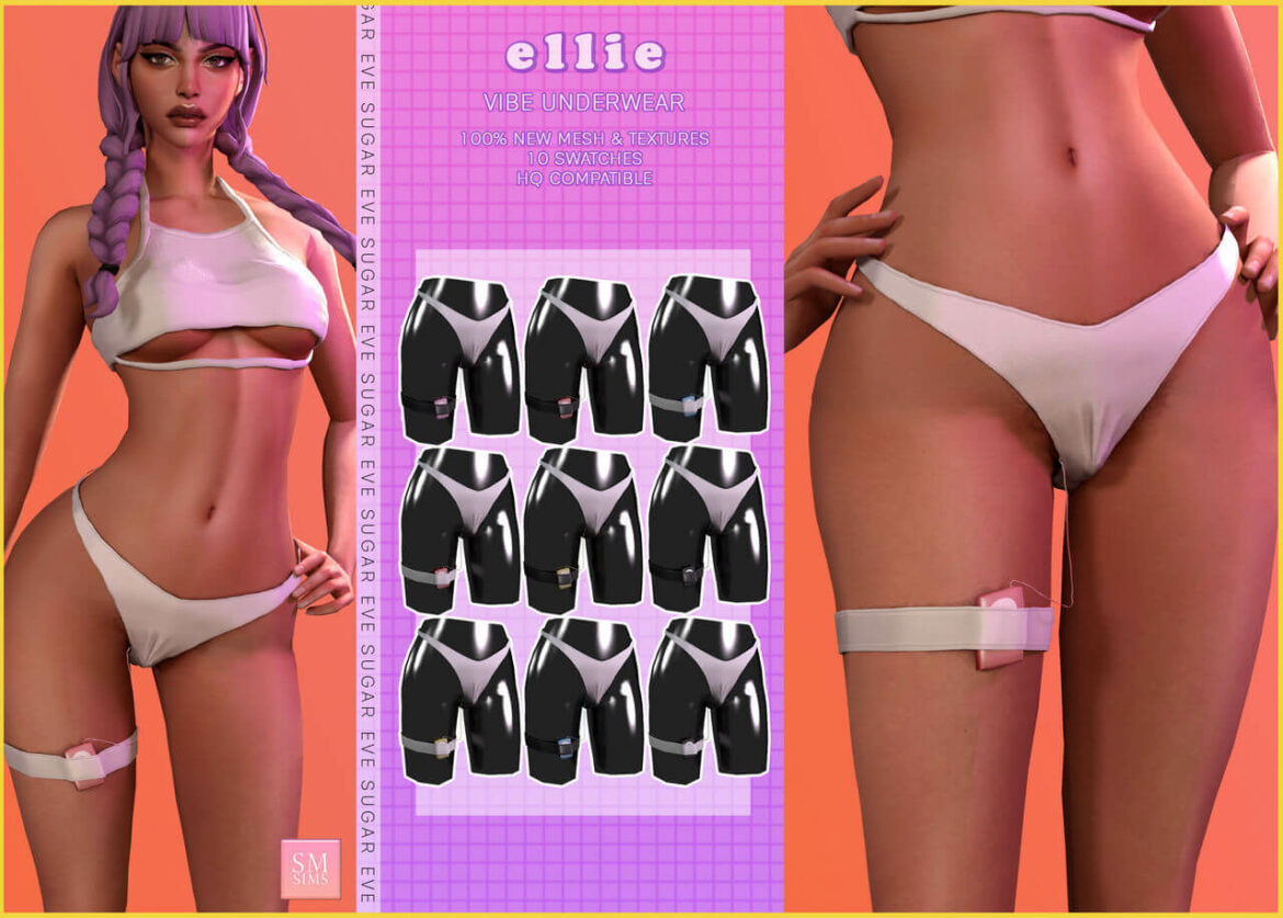 The Sims 4ellie vibe underwear