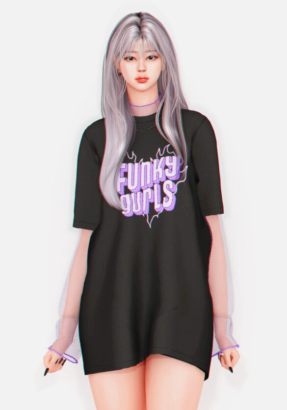 glitch t shirt by plbsims