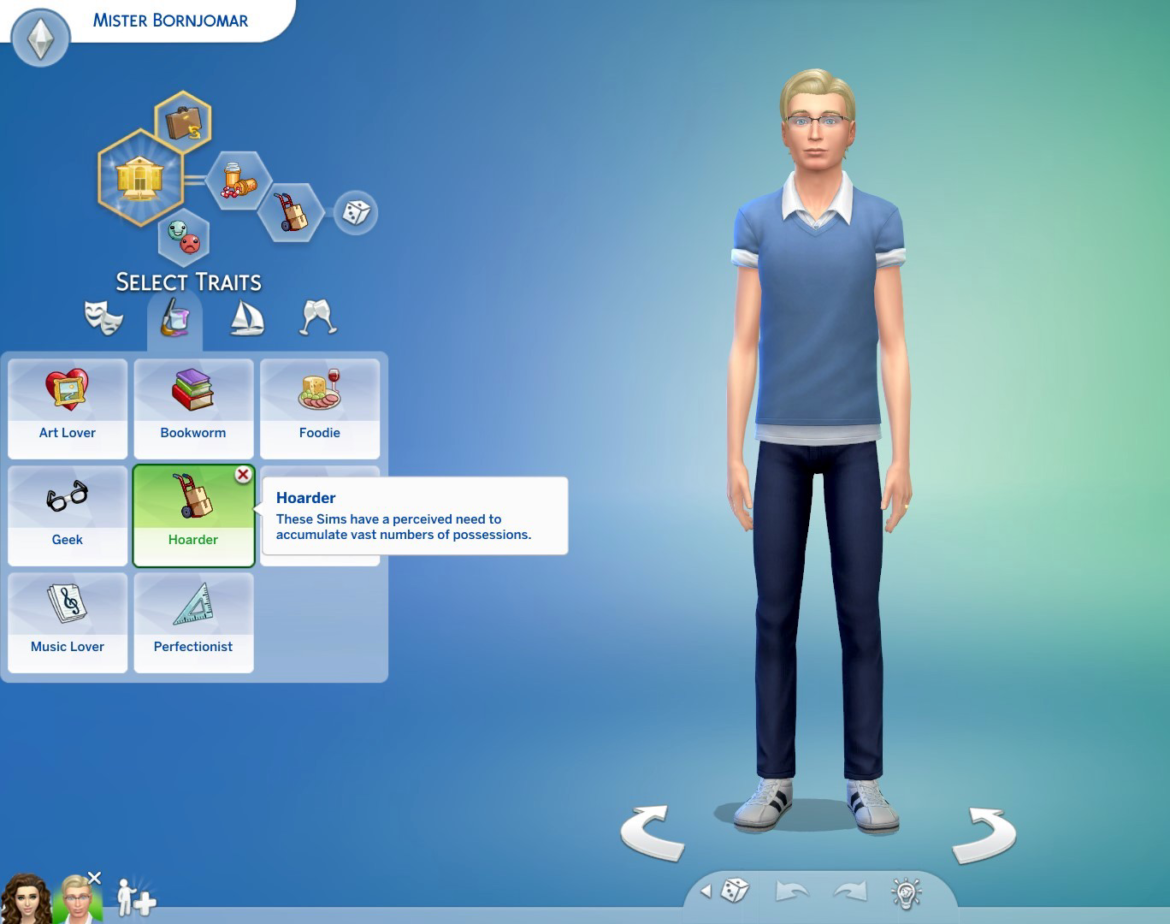 Hoarder Trait - The Sims Game