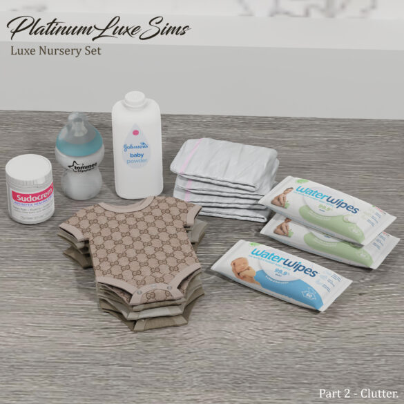 luxe nursery set part 2 clutter