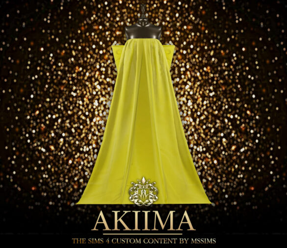 The Sims 4 AKIIMA GOWN at MSSIMS