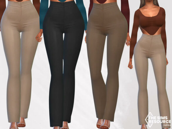 The Sims 4 Cotton Trousers by Saliwa at TSR