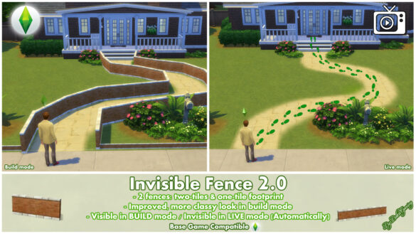 The Sims 4 Invisible Fence 2.0