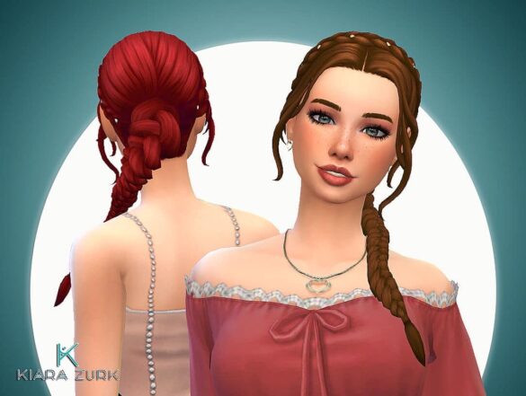 The Sims 4 Wedding Braid at My Stuff Origin