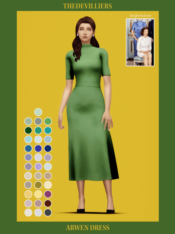 thedevilliers arwen dress