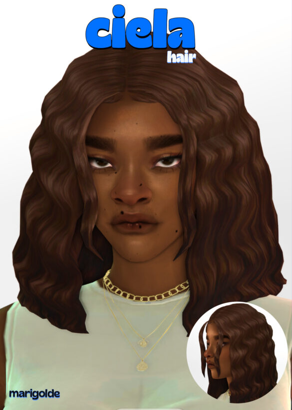 ciela hair ea colors - The Sims Game