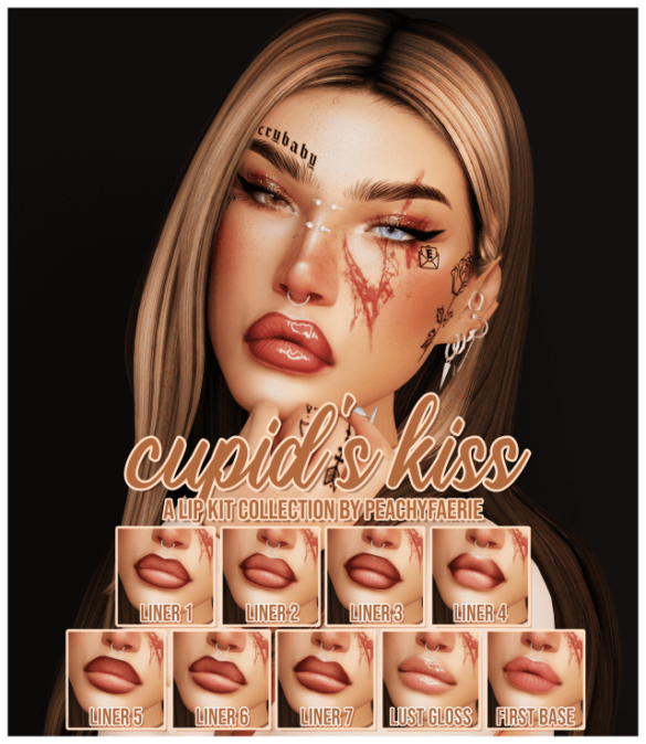 cupids kiss lip kit collection by peachyfaerie