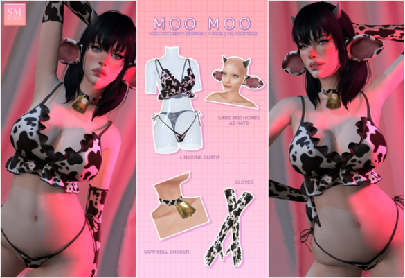 Moomoo Cow Set
