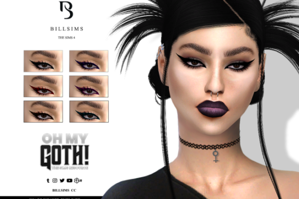Sims 4 brown delight eyeliner - The Sims Game