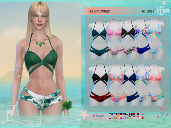 the sims 4 olive swimsuit