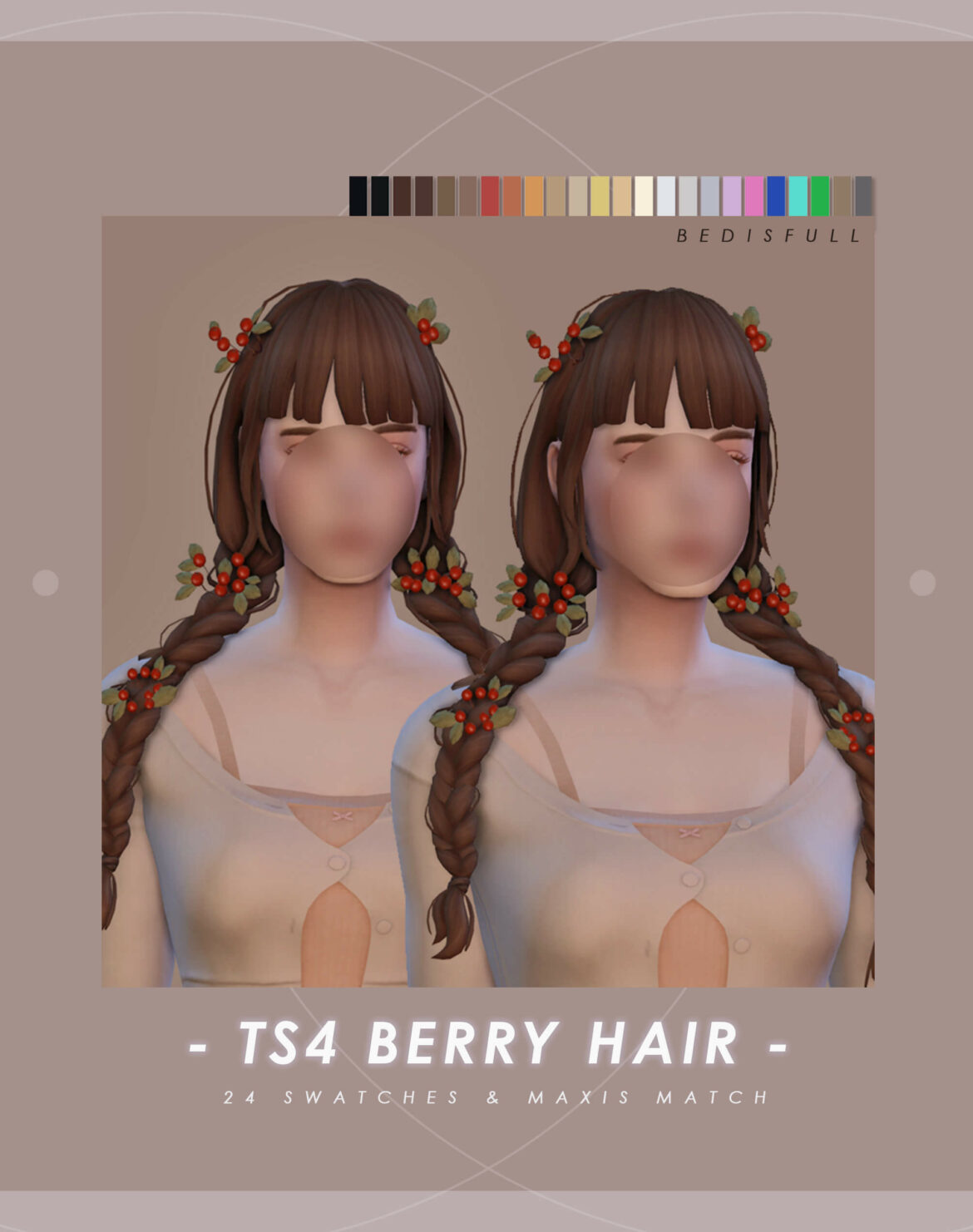 bedts4 fm mm berry hair download