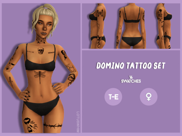domino tattoo set base game compatible