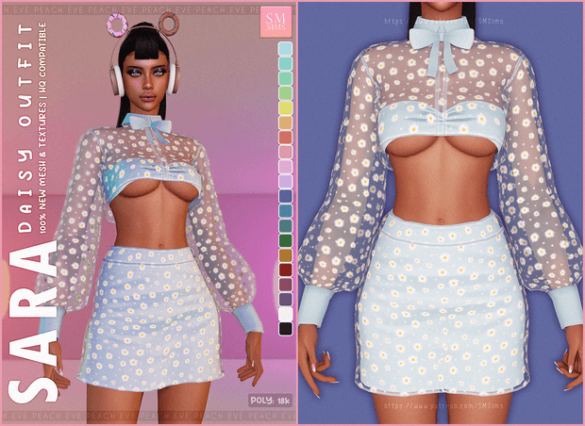 PEACH | Sara Daisy Outfit