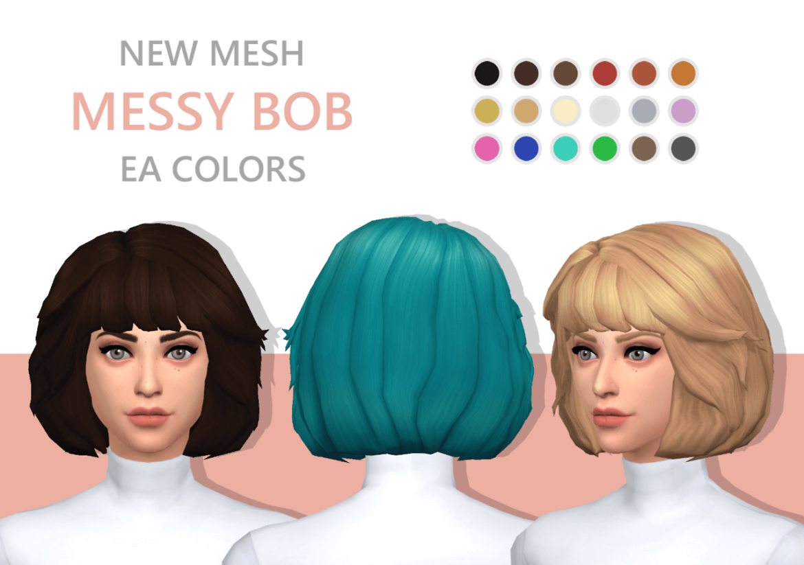 messy bob mesh