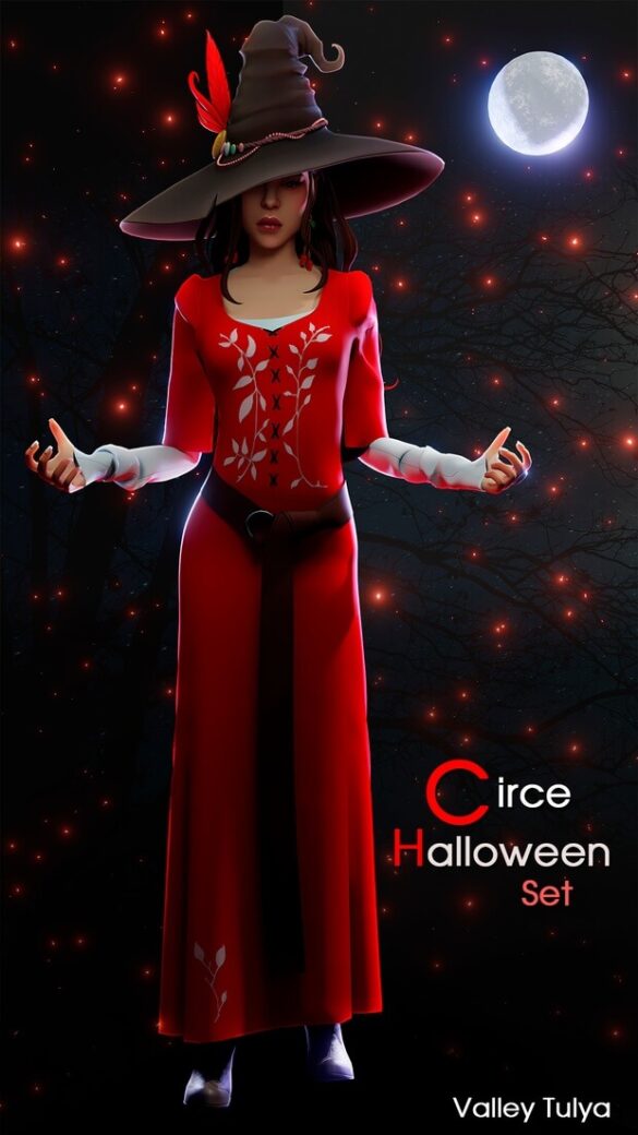 (The Sims 4) Circe Halloween Set