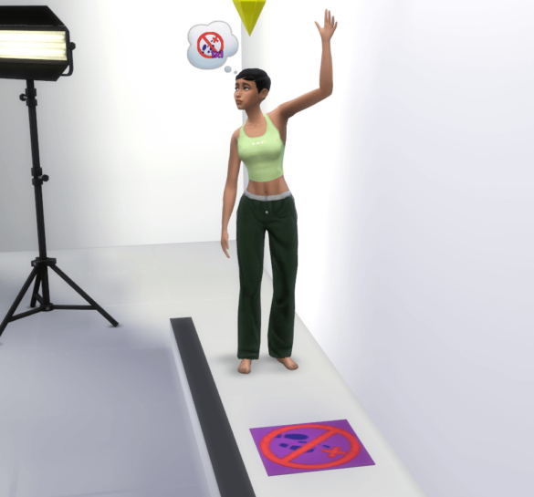 Do Not Walk Here! 1x1 Path Slot Blocker