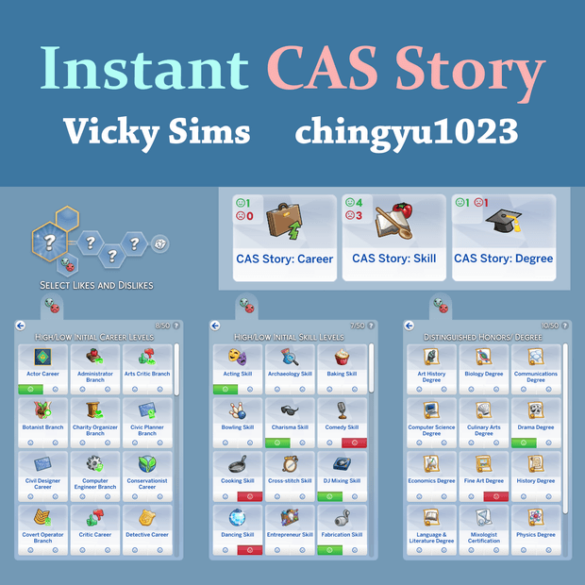 Instant CAS Story Preferences
