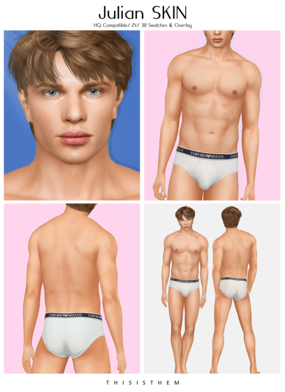 Julian Skin & Sim & Male Body Preset N7