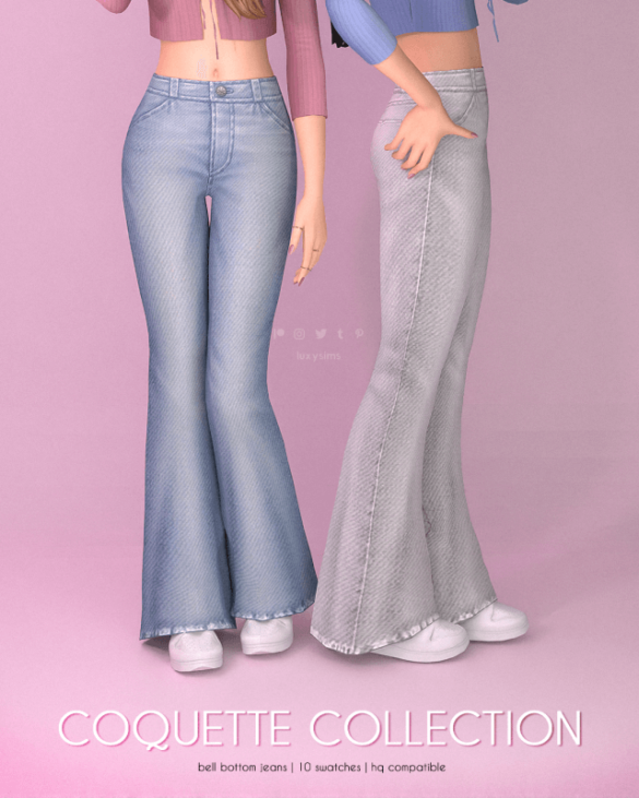 Bell Bottom Jeans - Coquette Collection