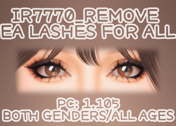 Remove EA Lashes For All