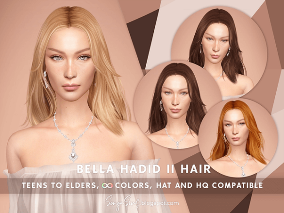 Bella Hadid hair