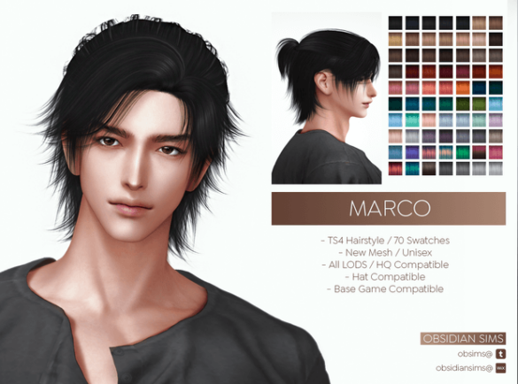 MARCO HAIRSTYLE New mesh