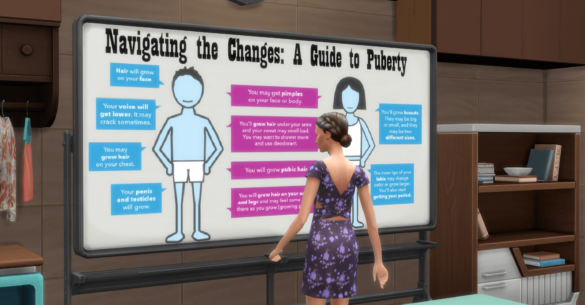 Navigating the changes: A Sims Guide To Puberty