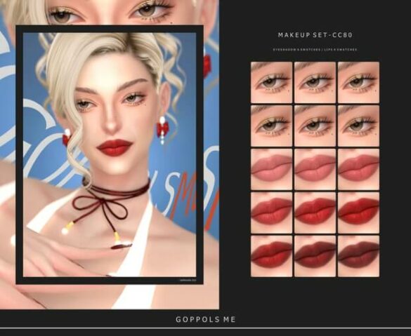 GPME-GOLD MAKEUP SET CC80