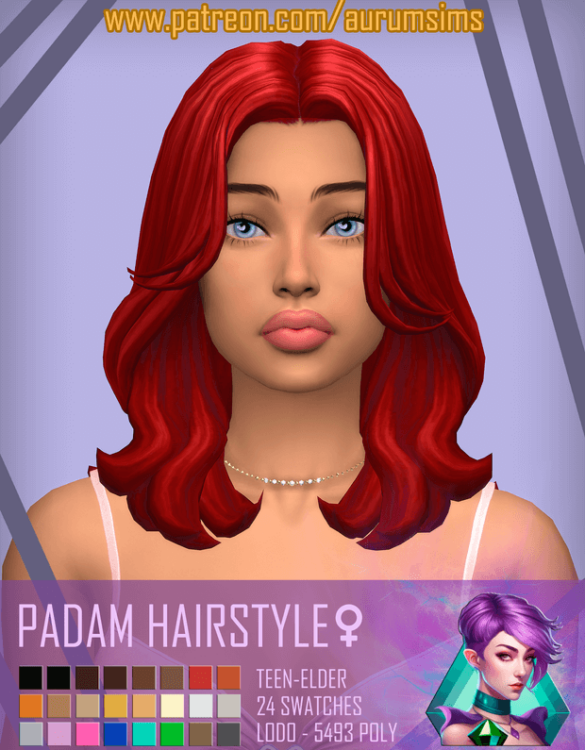 PADAM - MAXIS MATCH HAIRSTYLE