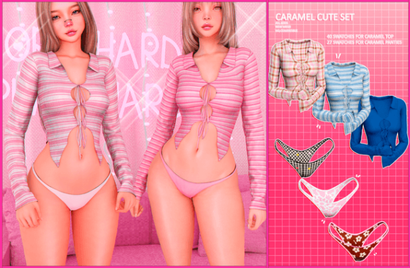 Caramel cute set