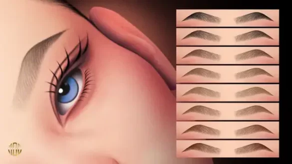 Classic Shaped Eyebrows - MC02 by Cosimetic