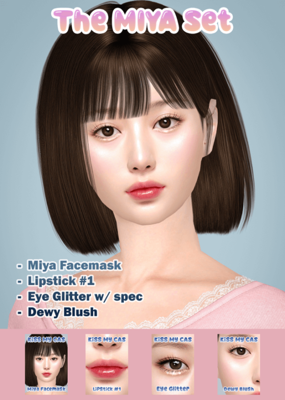 Miya Facemask Eye Glitter