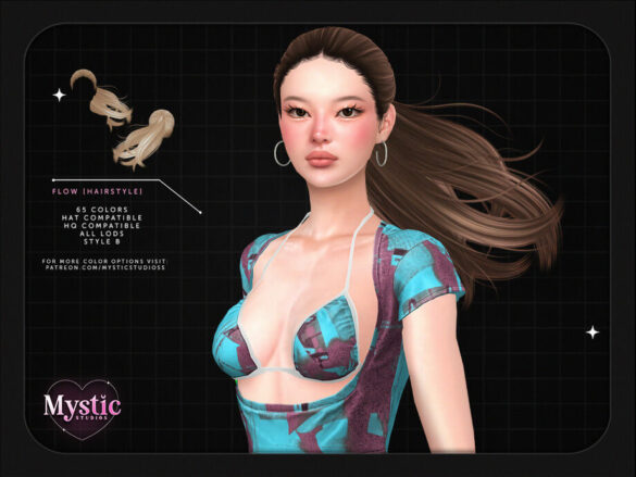 Flow (Hairstyle) - Style B