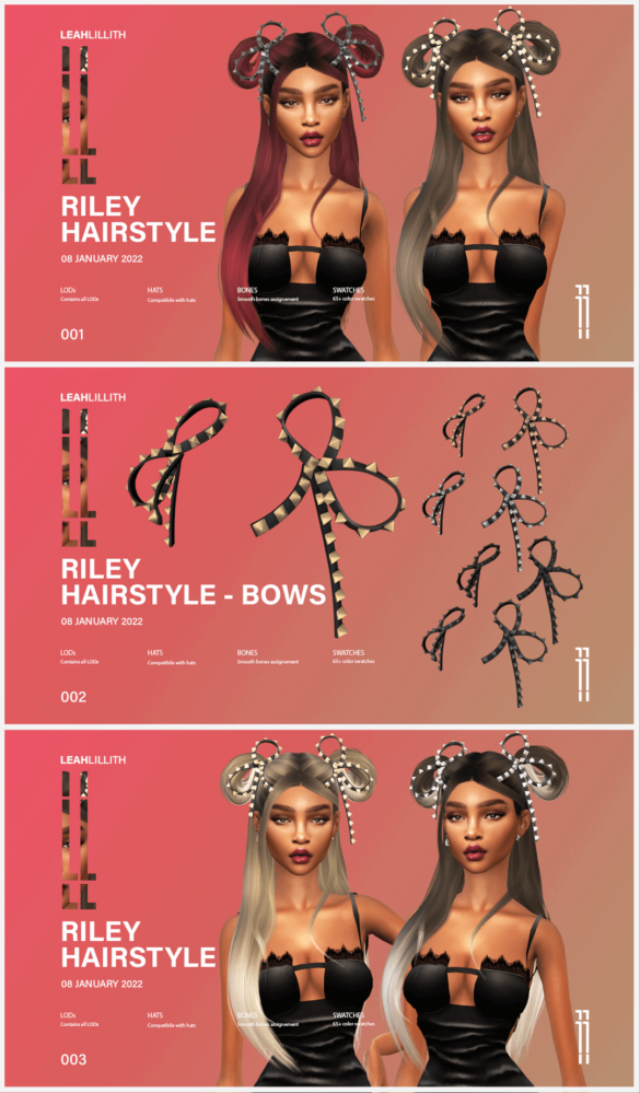 Riley Hairstyle + Accessory Bows