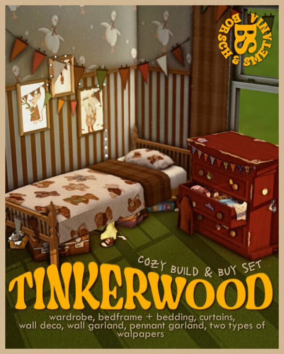 tinkerwood build buy cc set 9 items