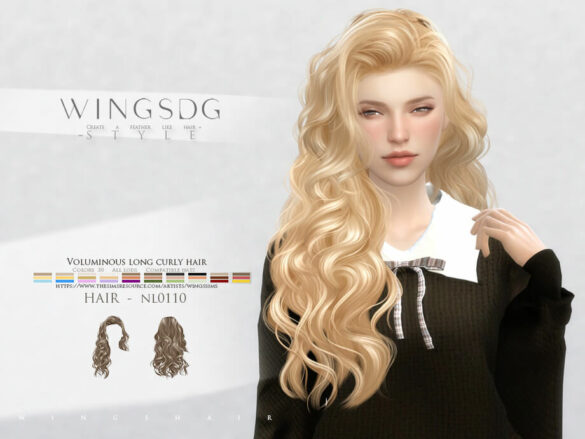 WINGS-NL0110-Voluminous long curly hair