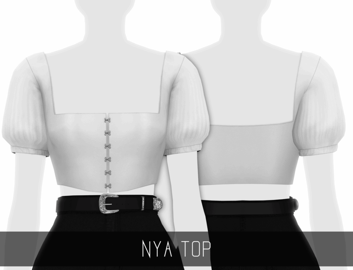simpliciaty cc nya top square neckline