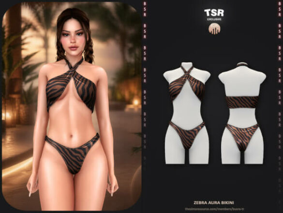zebra aura bikini