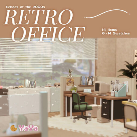 sims4 retro office